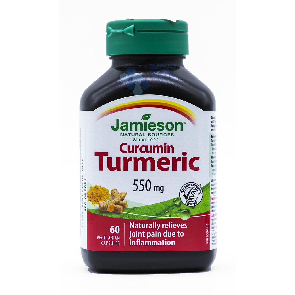 JAM TURMERIC 550MG CAP 60