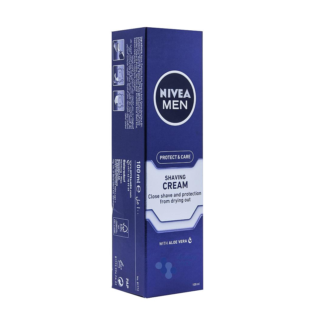 nivea shaving cream 4 men mild 100m