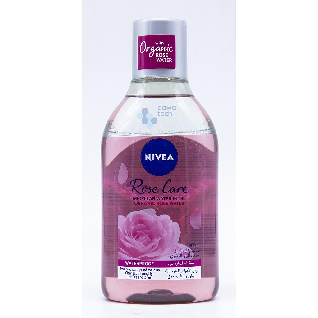 nivea micellair micellar rose water face/lips/eyes 400ml