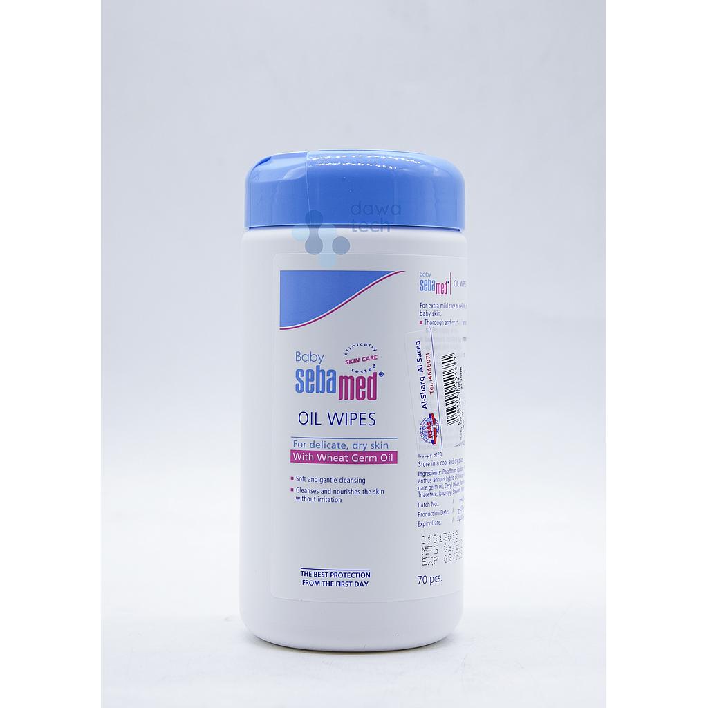 (SEBAMED) محارم زيتية للاطفال عدد 70