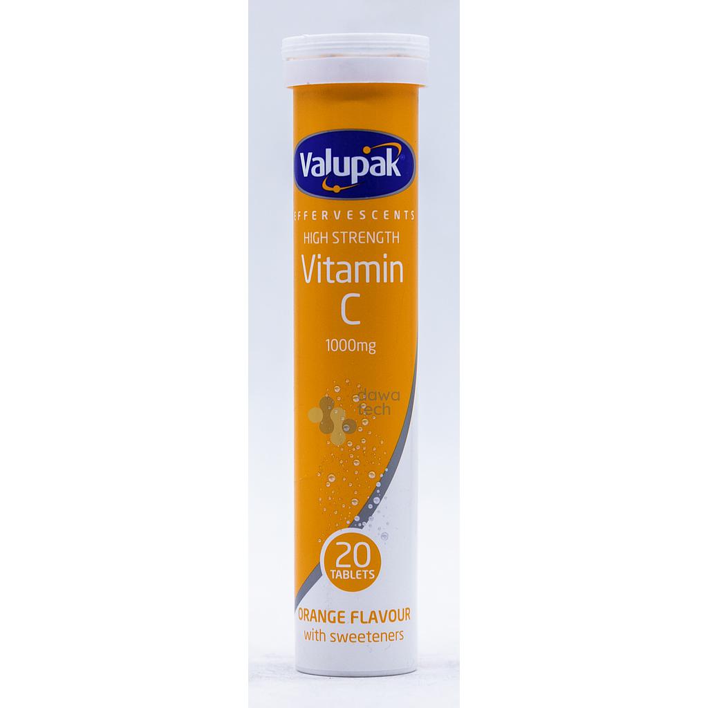 V/Effervescent VIT C 1000MG 20TAB